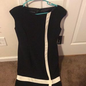 Black and white dress